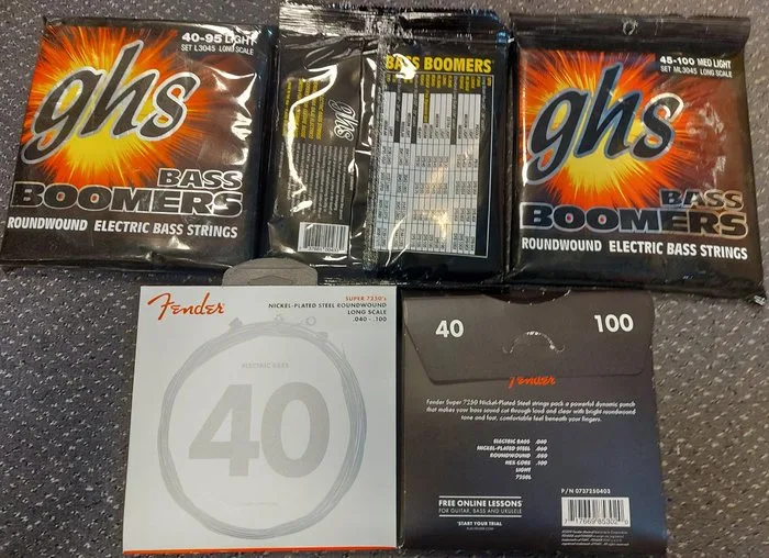 Fender, GHS ML3045 - 5 Sets Strings For - Electric bass guitar