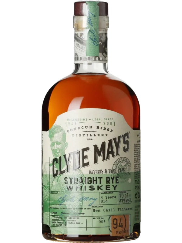 Clyde May's Straight Rye Whiskey