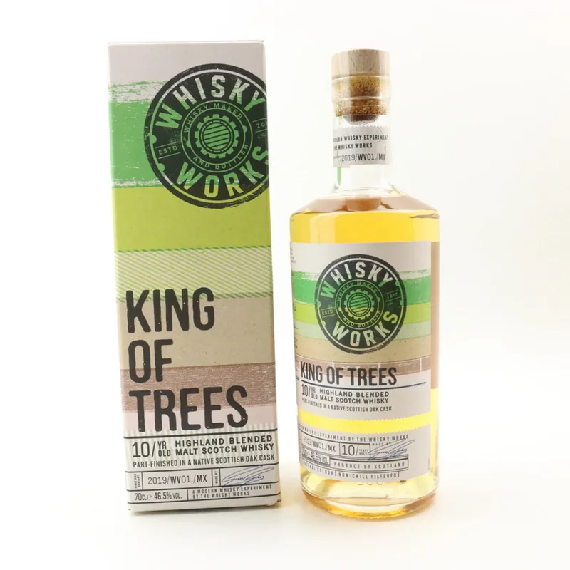 Highland Blended Malt 10 Year Old King Of Trees Whisky Works (70cl, 46.5%)