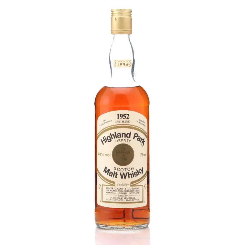 Highland Park 44 Year Old Orkney Single Malt Whisky - Distilled 1952, Bottled 1996