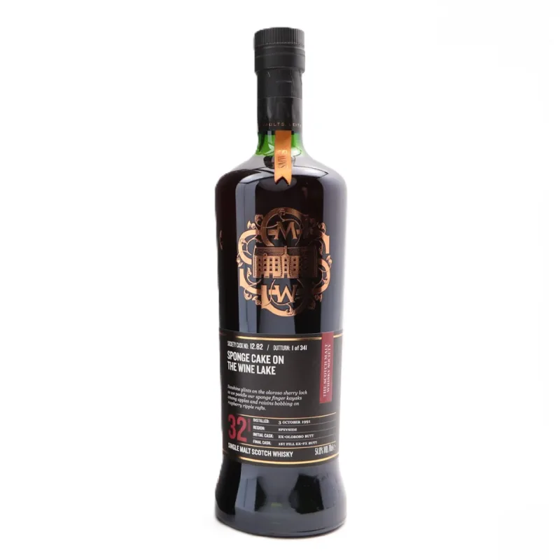 BenRiach – 32 Year Old 1991 SMWS 12.82 Sponge Cake On The Wine Lake (70cl)