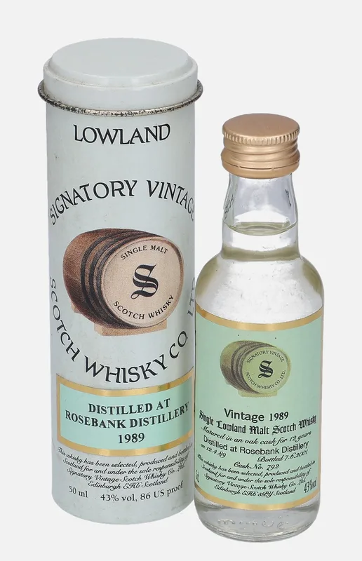 Rosebank – 1989 12 Year Old Signatory Vintage Scotch Whisky Co.