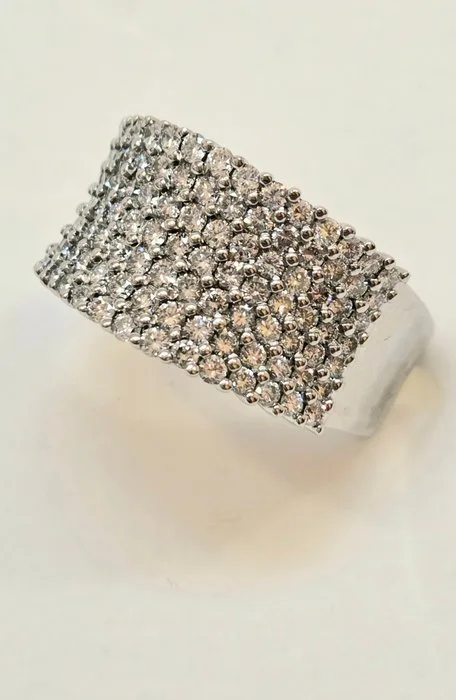Damiani - Ring - 18 kt. White gold - Excellent Condition