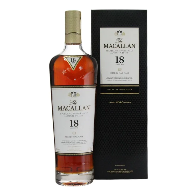 Macallan – 18 Year Old Sherry Oak Cask Annual 2020 Release (70cl, 43.00%)