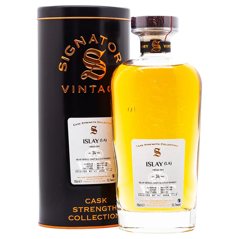 Signatory Vintage Islay (LA) 34 Years Old 1990/2025 Cask 4342 (70cl, 51.7%)