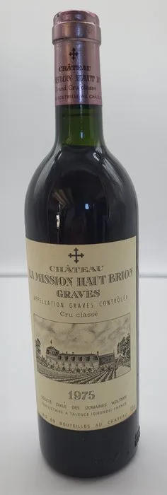 1975 Chateau Mission Haut Brion - Graves Grand Cru Classé - 1 Bottle (0.75L)