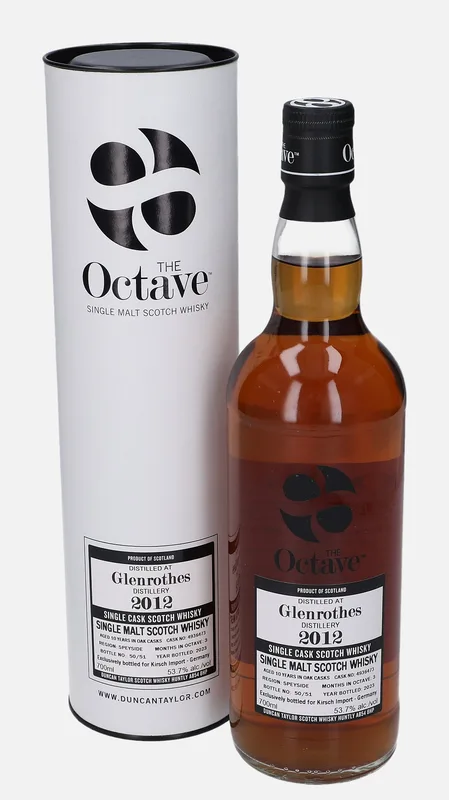 Glenrothes – 2012 10 Year Old Duncan Taylor the Octave (70cl, 53.7%)