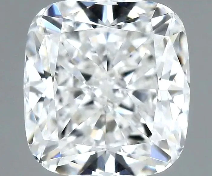 1 pcs Diamond (Natural) - 0.60 ct - Cushion - D (colourless) - VVS2 - Gemological Institute of America (GIA) - *EX EX*