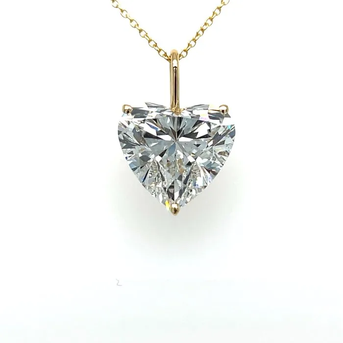 Necklace - 14 kt. Yellow gold - 5.03ct. tw. Diamond (Lab-grown)