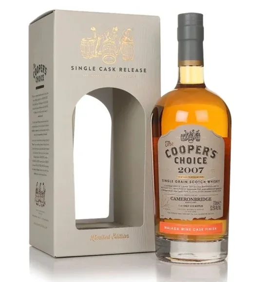 Cameronbridge – 2007 16 Year Old Malaga Wine Finish (Cooper's Choice) (53.5%)