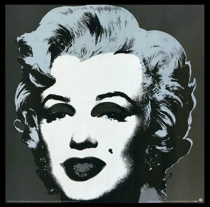 Andy Warhol - “Marilyn Monroe, 1967.” - 97 x 97 cm. Andy Warhol Estate Seal rechtsonder