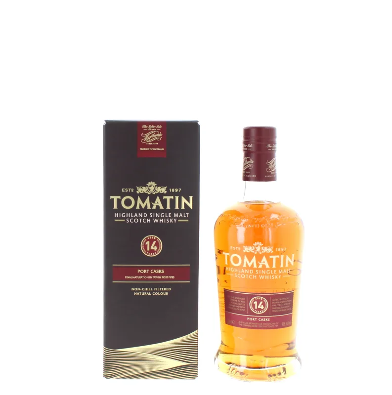 Tomatin – 14 Year Old Port Wood Finish Single Malt Scotch Whisky