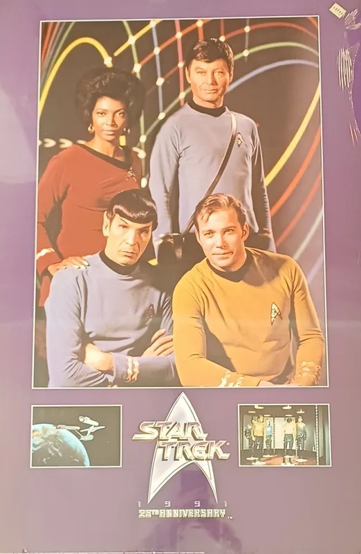 Star Trek Original Series 1991 25th Anniversary poster, from 1991, by Portal Publications