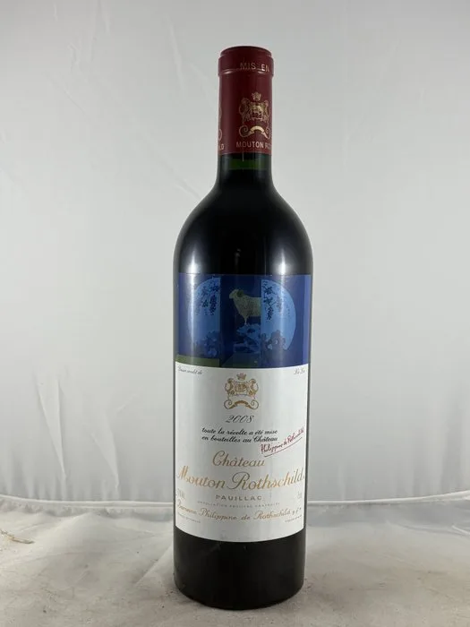 2008 Château Mouton Rothschild - Pauillac 1er Grand Cru Classé - 1 Bottle (0.75L)