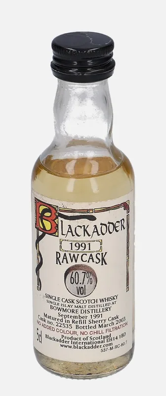 Bowmore – 1991 Blackadder International Raw Cask