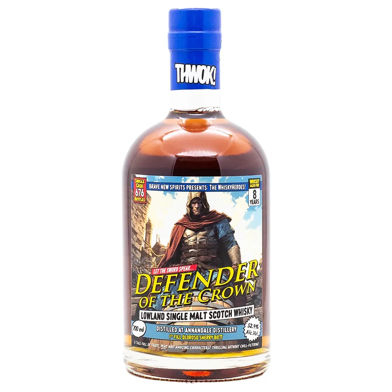 Brave New Spirits Annandale 8 Years Defender of the Crown Whisky Heroes (70cl, 52.9%)