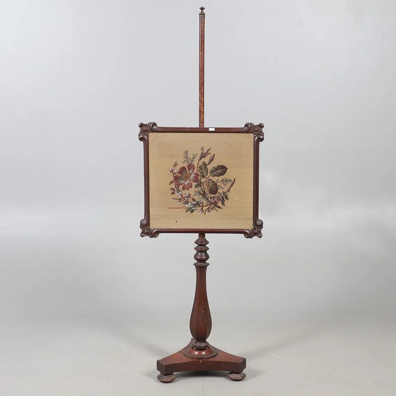 A Victorian Pole Screen