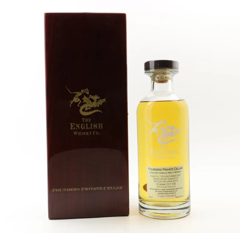 English Whisky Co 2007 Founders Private Cellar Cask #116 (70cl, 60.8%)