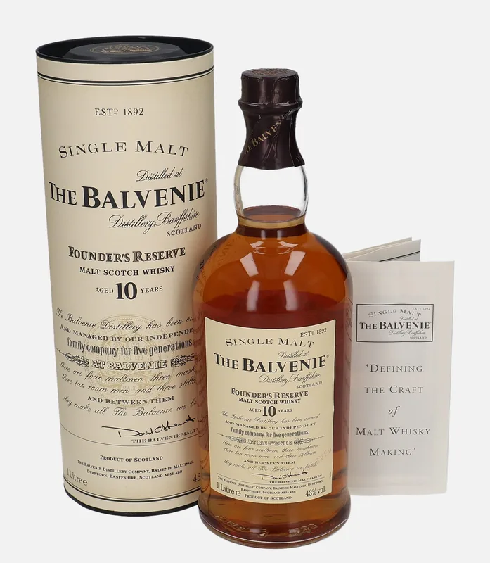 Balvenie – Founder's Reserve 10 Year Old (1L, 43%)