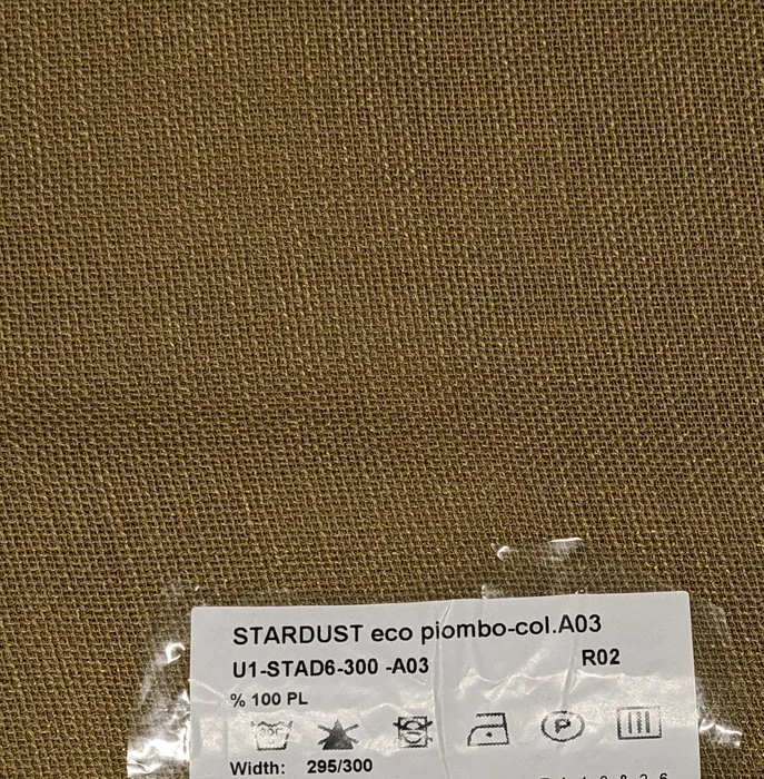Vay Torino Tendaggio “Stardust” A03"– Eleganza Naturale e riflessi dorati - Textile - 680 cm - 295 cm