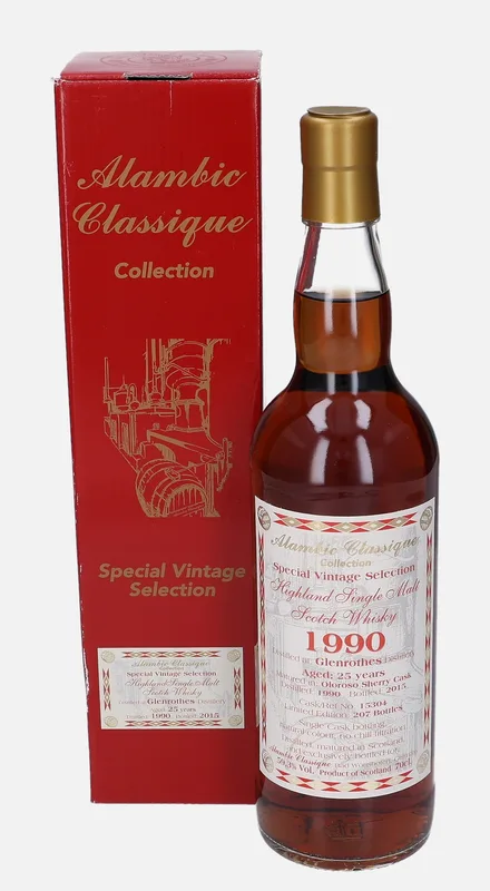 Glenrothes – 1990 25 Year Old Alambic Classique Special Vintage Selection