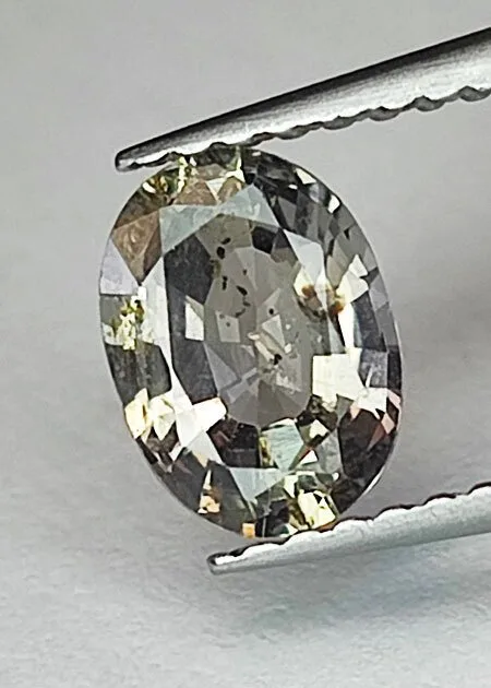 Green, Pink, Yellow Sapphire - 1.04 ct - Antwerp Laboratory for Gemstone Testing (ALGT) - NO HEAT