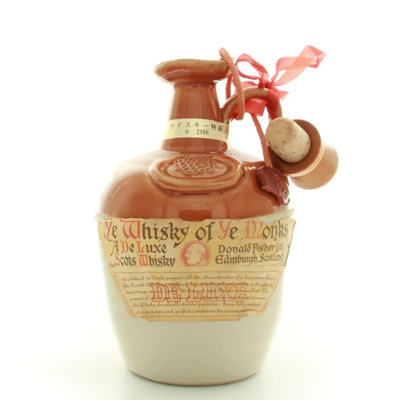 Ye Whisky Of Ye Monks Ceramic Decanter (76cl, 43%)