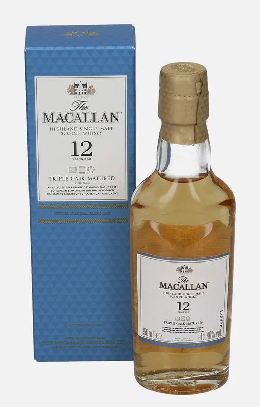 Macallan – 12 Year Old Fine Oak Triple Cask Matured (5cl, 40%)