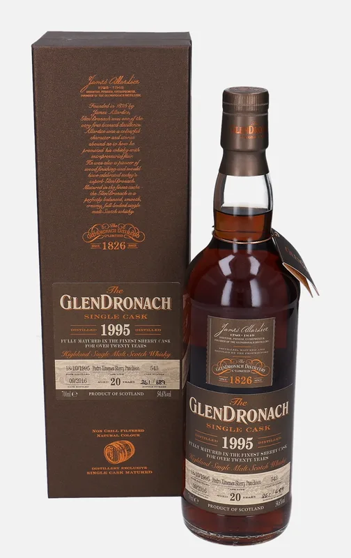 Glendronach – 1995 20 Year Old Single Cask