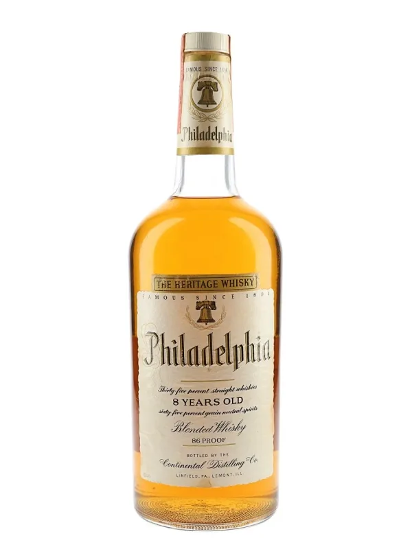 Philadelphia 8 Year Old Blended American Whiskey - Distilled 1962, Bottled 1970