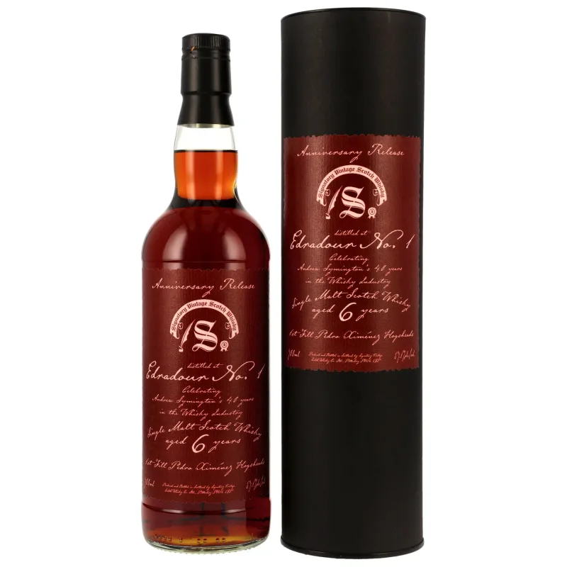 Edradour – No.1 2020/2026 6 Year Old 1st Fill PX Hogsheads Anniversary Release