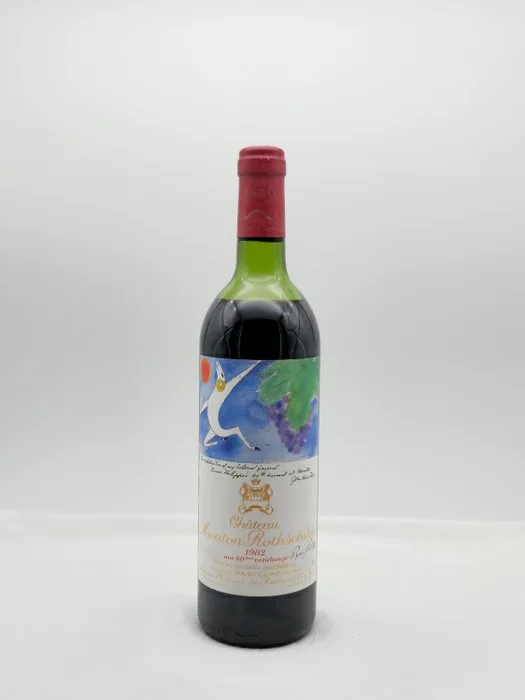 1982 Chateau Mouton Rothschild - Pauillac 1er Grand Cru Classé - 1 Bottle (0.75L)