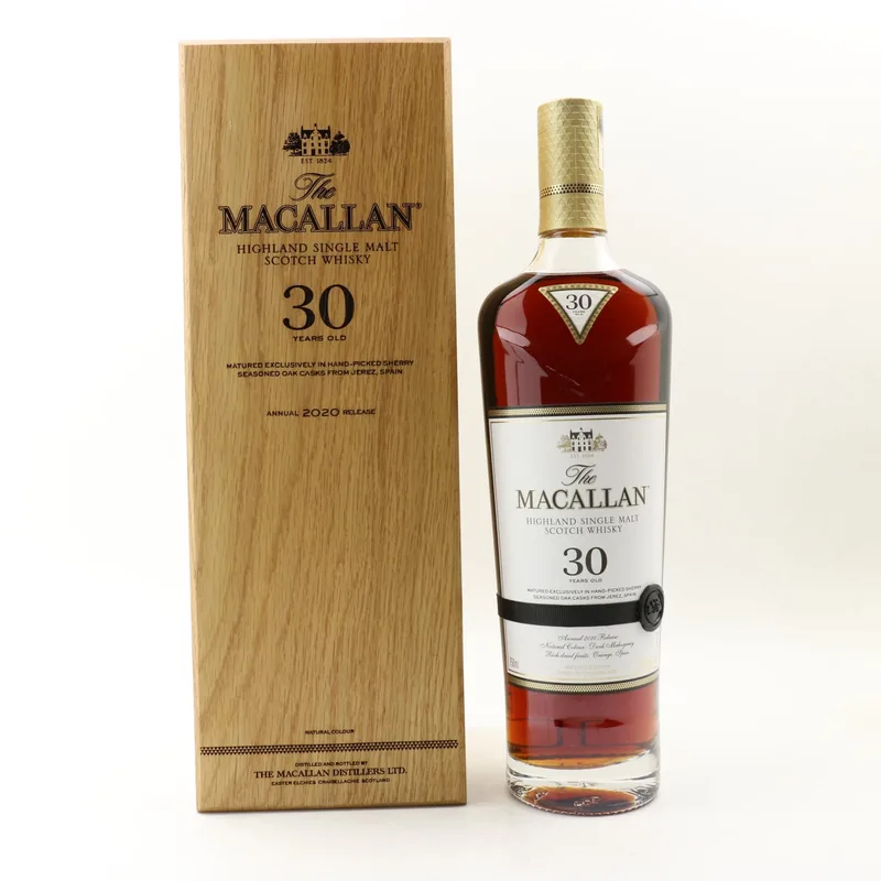 Macallan – 30 Year Old Sherry Oak 2020 Release 75cl (75cl, 43%)