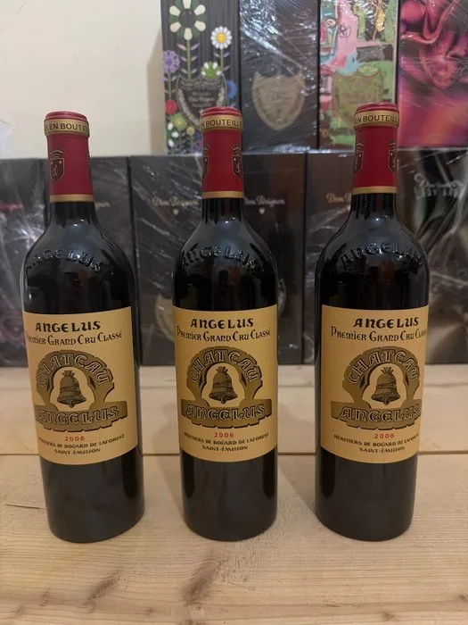 2006 Chateau Angelus - Saint-Émilion 1er Grand Cru Classé B - 3 Bottles (0.75L)