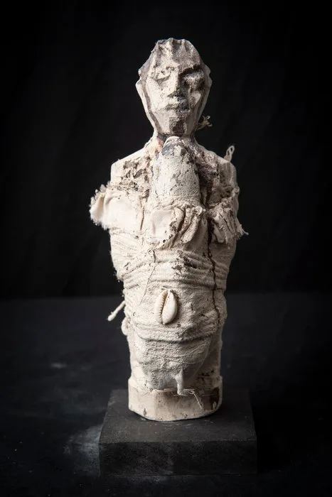 Small Fon Vaudou fetish with a duck's beak. Vodoun, Voodoo, Vodou - Benin