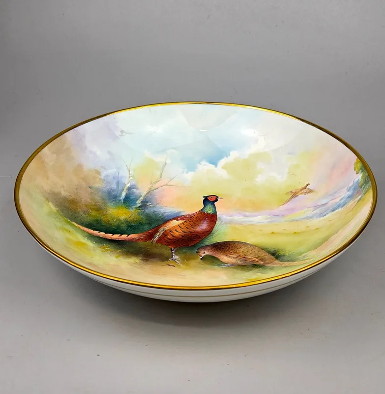 Hand Painted and Signed Minton Bowl