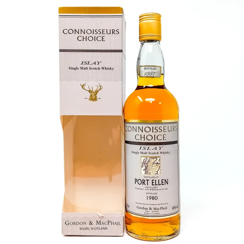 Port Ellen – 1980 Connoisseurs Choice Gordon & MacPhail (70cl, 40%)