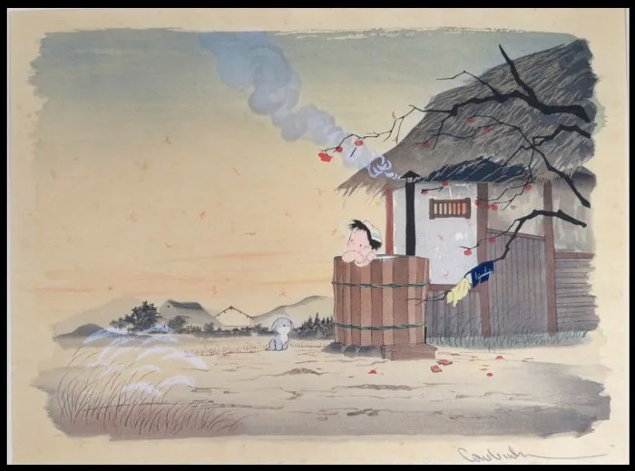 Akanegumo(あかね雲) - Nakajima Kiyoshi 中島潔 (b 1943) - Japan