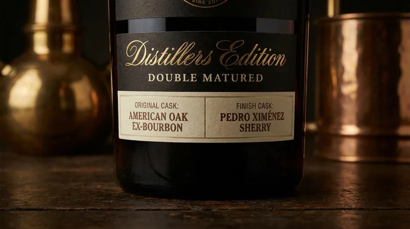diageo-distillers-edition-series whisky bottle