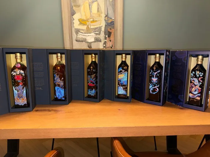 Johnnie Walker Blue Label Zodiac Series - 70cl - 6 bottles