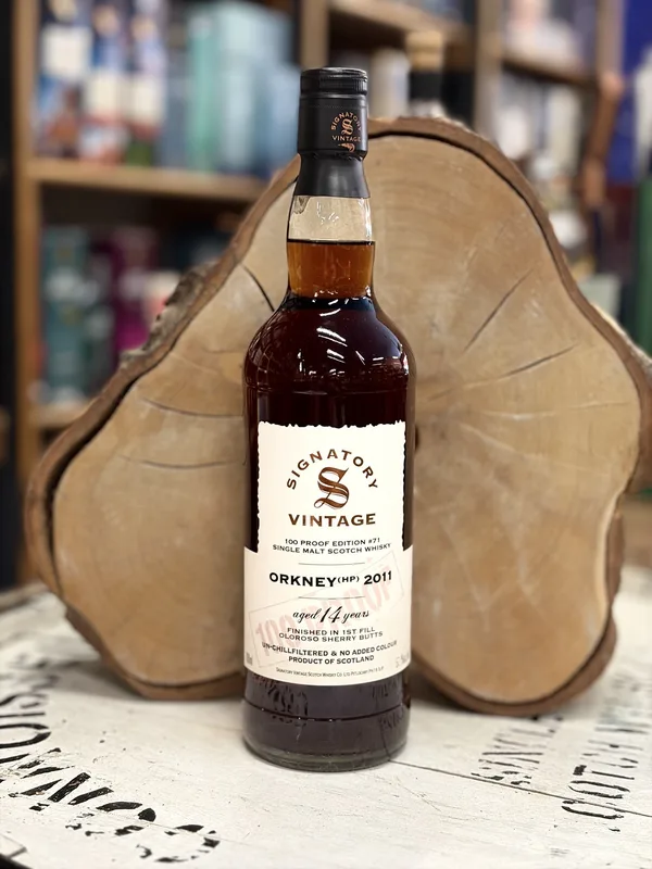 Orkney (HP) 2011 14 Year Old Signatory 100 Proof Edition #71 1st-Fill Oloroso Sherry Butt Finish (70cl, 57.1%)