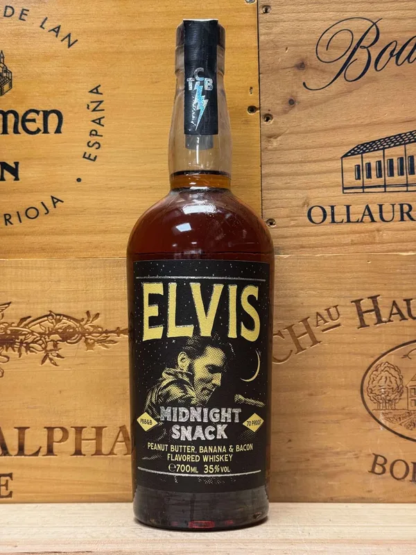 Elvis Midnight Snack Peanut Butter, Banana & Bacon Flavoured Whiskey