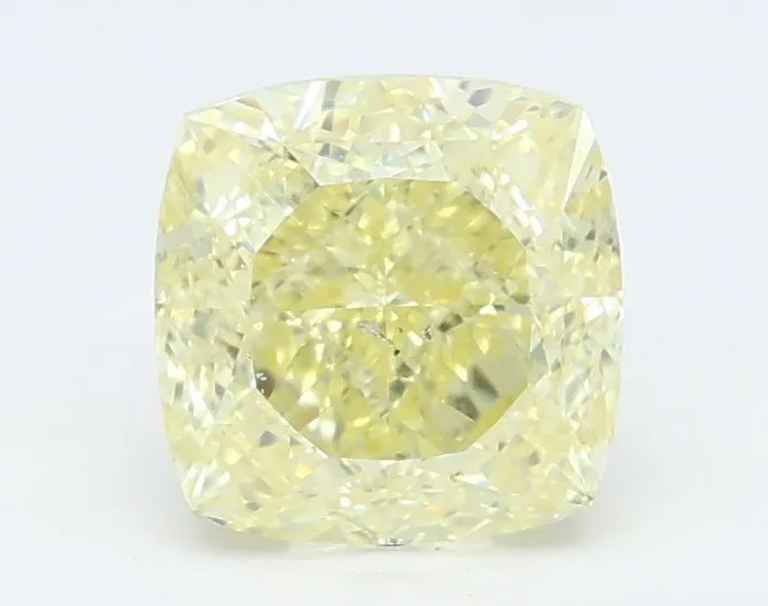 1 pcs Diamond (Natural coloured) - 1.02 ct - Cushion - Fancy intense Yellow - SI1 - Gemological Institute of America (GIA)