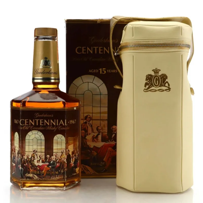Gooderham & Worts Canadian Centennial 15 Year Old Blended Whisky, Distilled 1962, Bottled 1977 (71cl, 40%)