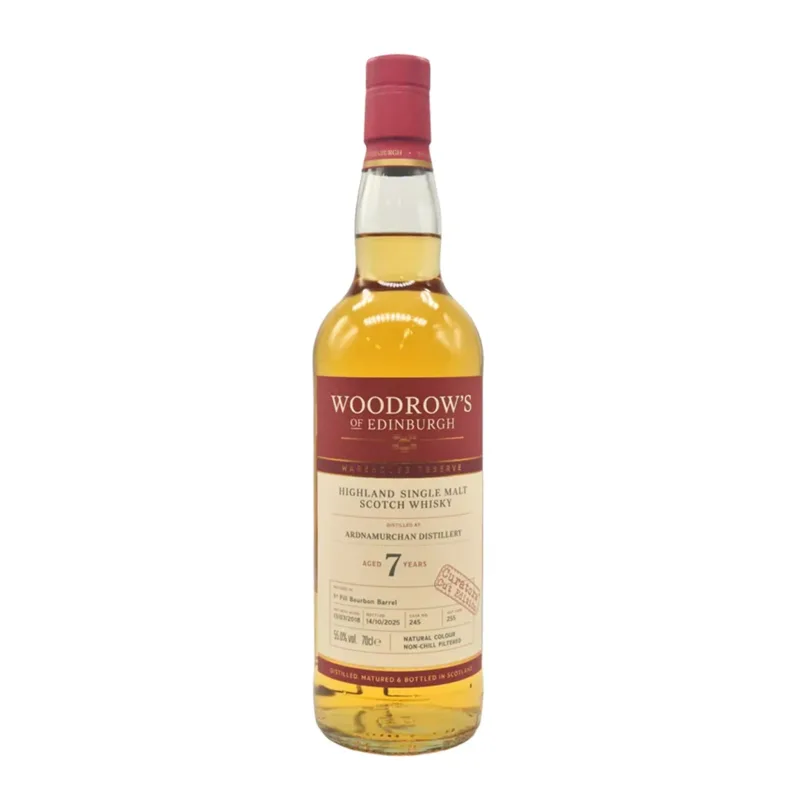 Ardnamurchan – 7 Year Old 1st Fill Bourbon Barrel Woodrow's of Edinburgh