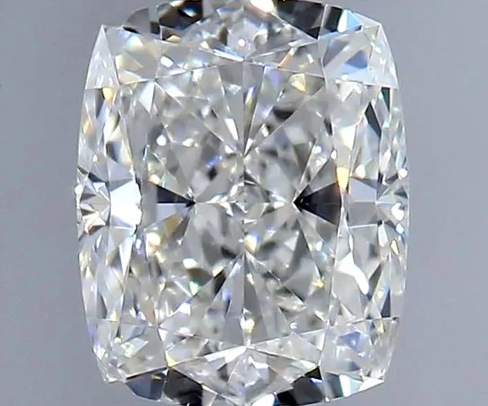 1 pcs Diamond (Natural) - 0.58 ct - Cushion - F - VVS2 - Gemological Institute of America (GIA) - *EX EX FNT*