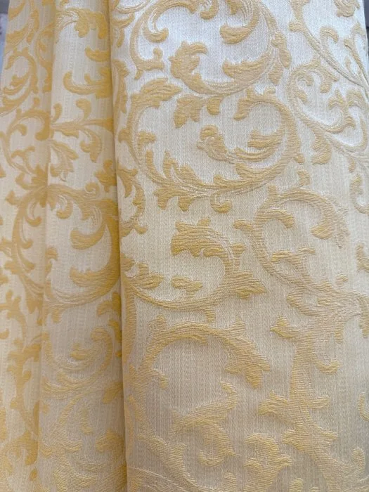 Luxurious Venetian San Leucio gold damask fabric - Baroque classic - Textile - 280 cm - 268 cm