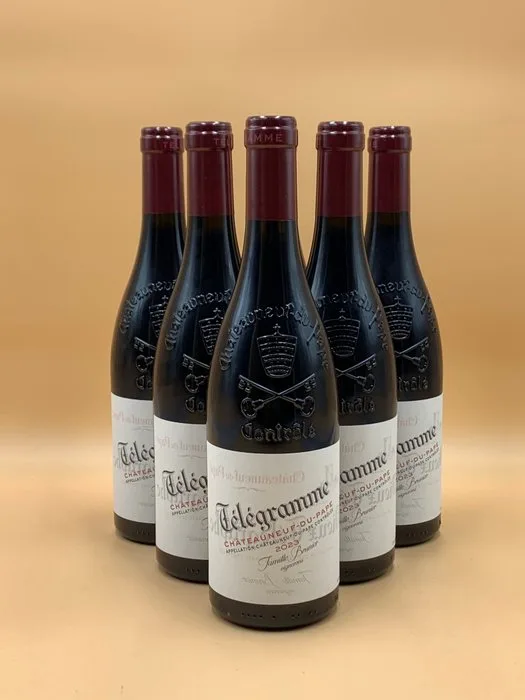 2023 Brunier domaine Vieux Télégraphe "Télégramme" Rouge - Châteauneuf-du-Pape - 6 Bottles (0.75L)