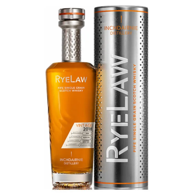 InchDairnie – RyeLaw Vintage 2018 Single Grain Scotch Whisky