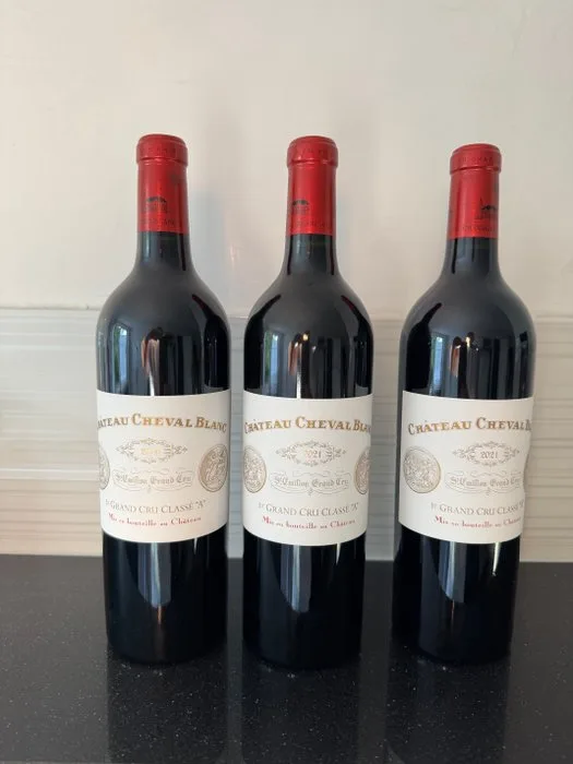 2021 Chateau Cheval Blanc - Pauillac 1er Grand Cru Classé - 3 Bottle (0.75L)